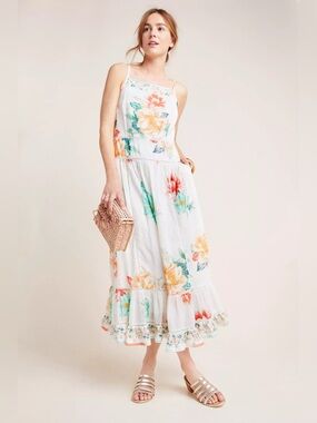 pink nautical guipure maxi dress FARM Rio | Dresses | Farm Rio Pink Nautical Guipure Maxi Dress